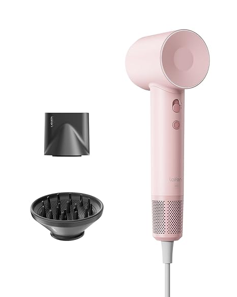 Laifen SE – 105,000 RPM – High-Speed Hair Dryer – Negative Ionic Blow – Matte Pink