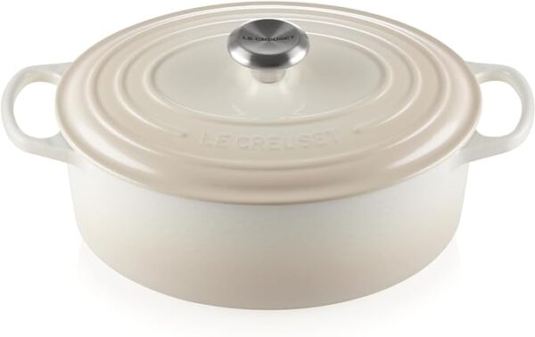 Le Creuset-Meringue Cast Iron Oval Casserole 29cm/4.7L