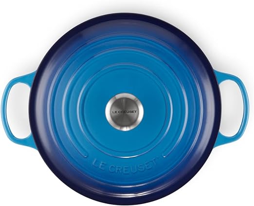 Le Creuset-Azure Cast Iron Round Casserole 28cm/6.7L