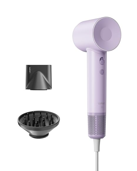 Laifen SE – 105,000 RPM – High-Speed Hair Dryer – Negative Ionic Blow – Matte Purple