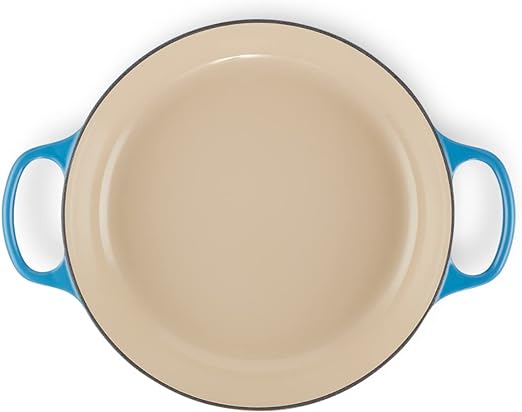 Le Creuset-Azure Cast Iron Shallow Casserole 30cm/3.5L