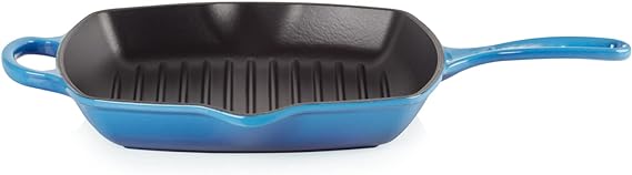 Le Creuset-Azure Cast Iron Square Grillit® 26cm