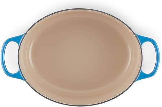 Le Creuset-Azure Cast Iron Oval Casserole 31cm/6.3L