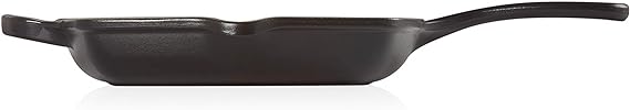 Le Creuset-Satin Black Cast Iron Square Grillit® 26cm