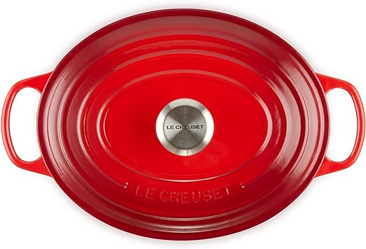 Le Creuset-Cerise Cast Iron Oval Casserole 29cm/4.7L