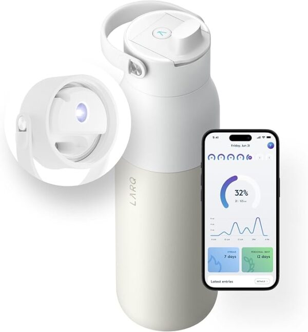 LARQ Bottle PureVis™ 2 Granite White 1L / 34oz