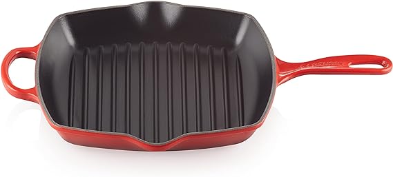 Le Creuset-Cerise Cast Iron Square Grillit® 26cm