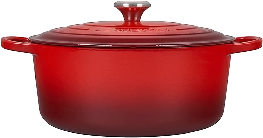 Le Creuset-Cerise Cast Iron Round Casserole 30cm/8.1L