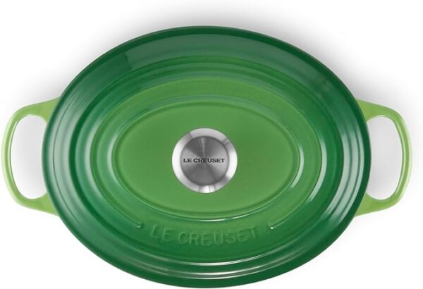 Le Creuset-Bamboo Green Cast Iron Oval Casserole 29cm/4.7L