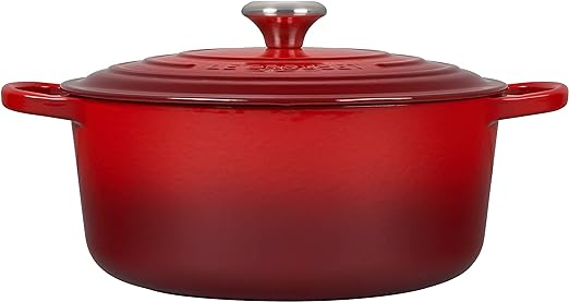 Le Creuset-Cerise Cast Iron Round Casserole 28cm/6.7L