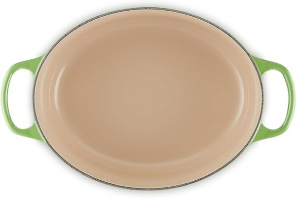Le Creuset-Bamboo Green Cast Iron Oval Casserole 29cm/4.7L