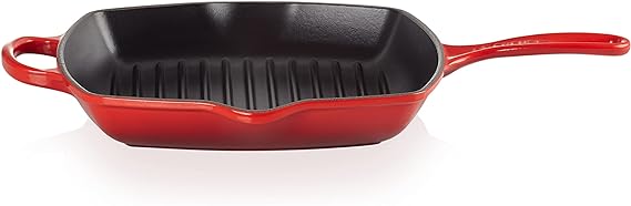 Le Creuset-Cerise Cast Iron Square Grillit® 26cm