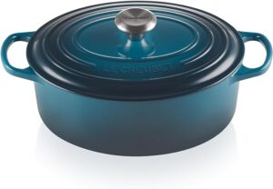 Le Creuset-Deep Teal Cast Iron Oval Casserole 29cm/4.7L