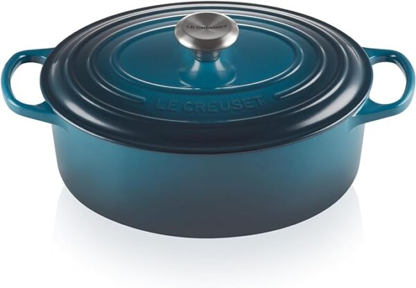 Le Creuset-Deep Teal Cast Iron Oval Casserole 29cm/4.7L
