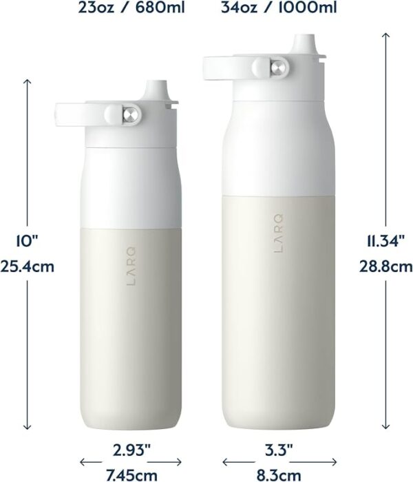 LARQ Bottle PureVis™ 2 Granite White 1L / 34oz