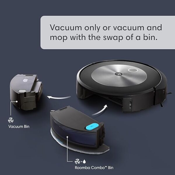 iRobot J557840 Roomba Combo J5+ Robotic Vacuum Cleaner and Mop