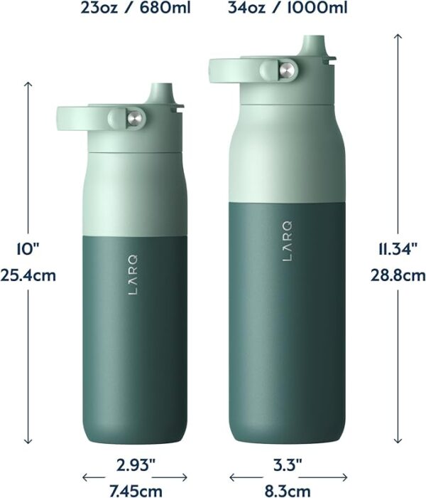LARQ Bottle PureVis™ 2 Eucalyptus Green 1L / 34oz