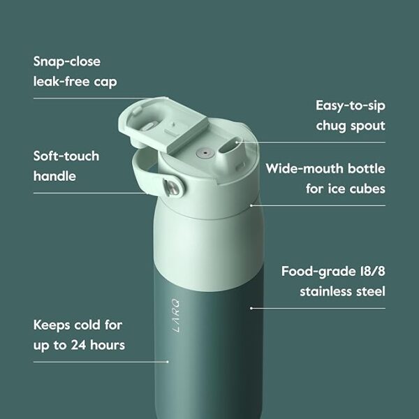 LARQ Bottle Swig Top Eucalyptus Green 1L / 34oz