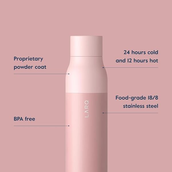 LARQ Bottle Twist Top Himalayan Pink 500ml / 17oz