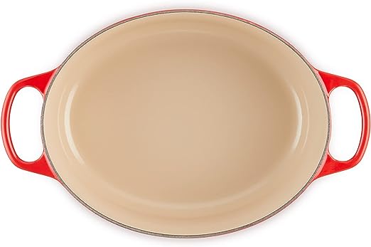 Le Creuset-Cerise Cast Iron Oval Casserole 29cm/4.7L