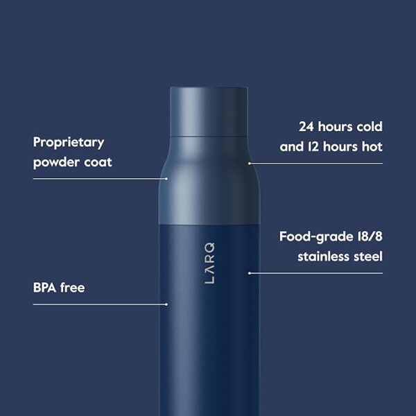 LARQ Bottle Twist Top Monaco Blue 740ml / 25oz