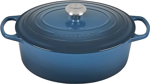 Le Creuset-Deep Teal Cast Iron Oval Casserole 31cm/6.3L