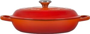 Le Creuset-Volcanic Cast Iron Shallow Casserole 30cm/3.5L