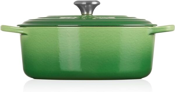 Le Creuset-Bamboo Green Cast Iron Oval Casserole 29cm/4.7L
