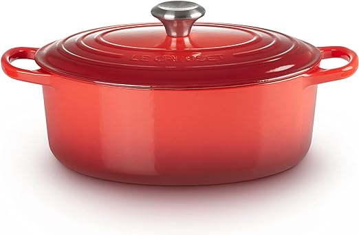 Le Creuset-Cerise Cast Iron Oval Casserole 29cm/4.7L