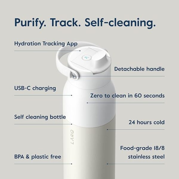LARQ Bottle PureVis™ 2 Granite White 1L / 34oz