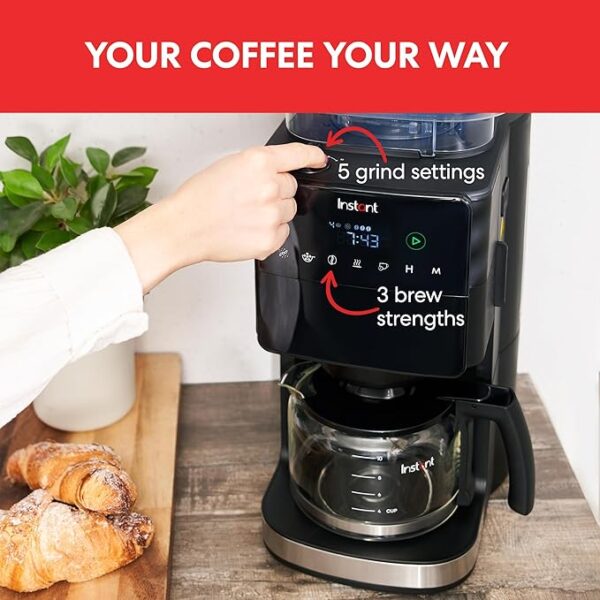 Instant Grind and Brew Bean to Cup Coffee Maker