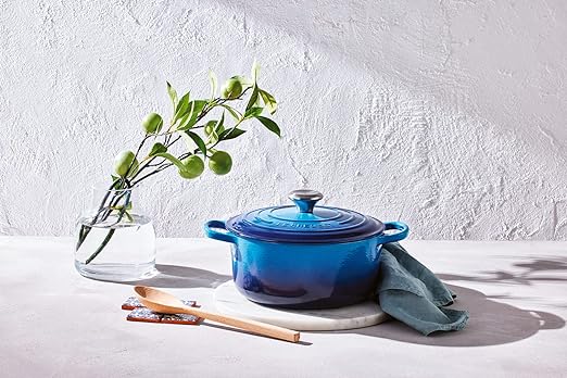 Le Creuset-Azure Cast Iron Round Casserole 24cm/4.2L