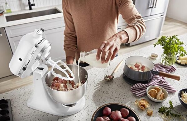 KitchenAid Mixer Tilt-Head 4.3L – Classic – White