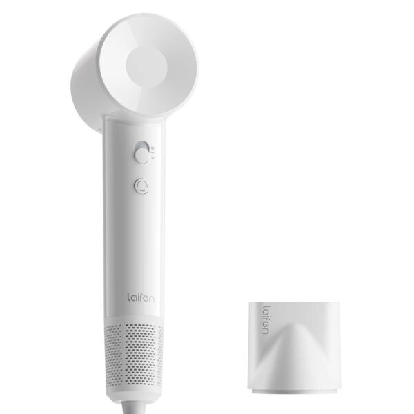Laifen SE Lite – 100,000 RPM – High-Speed Hair Dryer – Negative Ionic Blow – Glossy White