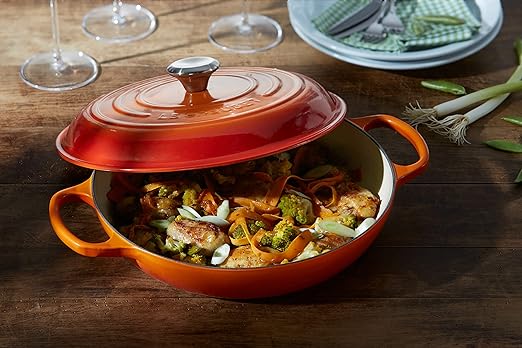 Le Creuset-Volcanic Cast Iron Shallow Casserole 30cm/3.5L