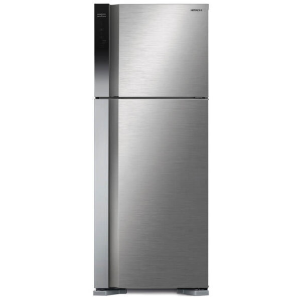 Hitachi Top Mount Double Door Refrigerator RV541PRU0, 450L, Inverter Dual Fan Cooling – Brilliant Silver
