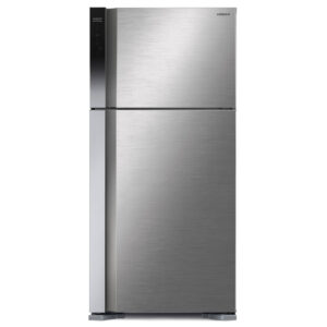 Hitachi Top Mount Double Door Refrigerator RV661PRU0, 550L, Inverter Dual Fan Cooling – Brilliant Silver