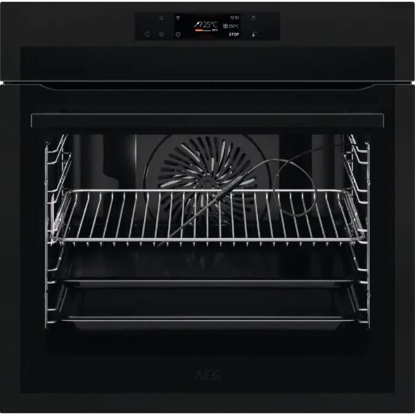 AEG ΦΟΥΡΝΟΣ 8000 AssistedCooking ΜΕ ΠΥΡΟΛΥΤΙΚΟ ΚΑΘΑΡΙΣΜΟ – Matt Black