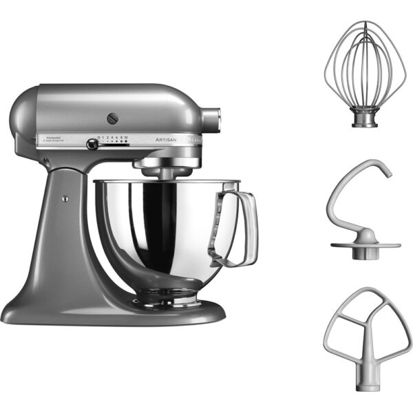 KitchenAid Mixer Tilt-Head 4.8L – Artisan – Contour Silver