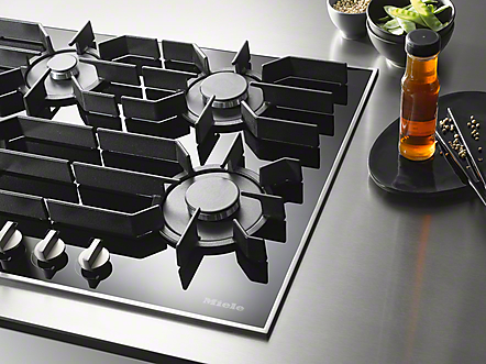 Miele HOB KM2052G Gas hob with 2 dual wok burners