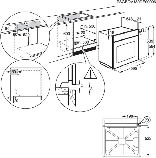 AEG BEE641222M ΦΟΥΡΝΟΣ 6000 Surround Cook ΔΙΑΦΑΝΟ ΕΜΑΓΙΕ