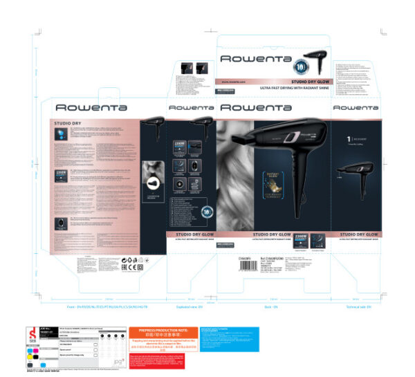 Rowenta Studio Dry Glow Blow-Dryer CV5820