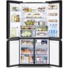 Hitachi French Bottom Freezer Deluxe 569L Vacuum Compartment & Auto Ice Maker – Glass Mauve Grey