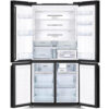 Hitachi French Bottom Freezer Deluxe 569L Vacuum Compartment & Auto Ice Maker – Glass Mauve Grey