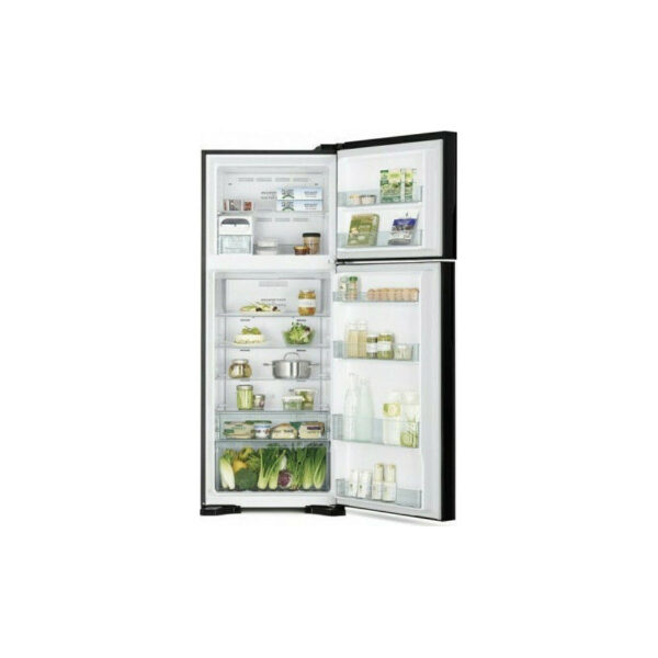 Hitachi Top Mount Double Door Refrigerator RV541PRU0, 450L, Inverter Dual Fan Cooling – Brilliant Silver