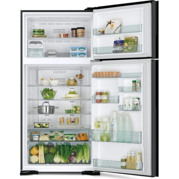 Hitachi Top Mount Double Door Refrigerator RV661PRU0, 550L, Inverter Dual Fan Cooling - Brilliant – image 3