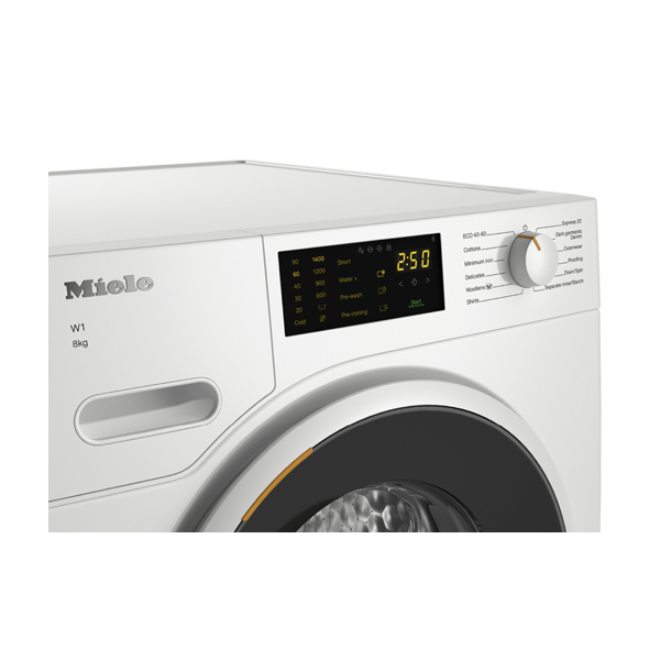 Miele WWD020 WCS 8kg Πλυντήριο ρούχων μπροστινής φόρτωσης W1