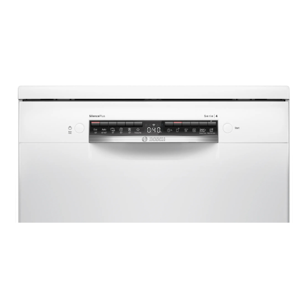 Bosch SMS4HMW06E Series 4 Free Standing Dishwasher 60 cm, White