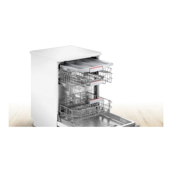 Bosch SMS4HMW06E Series 4 Free Standing Dishwasher 60 cm, White