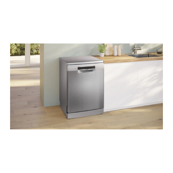 Bosch SMS4ENI06E Series 4 Free Standing Dishwasher 60 cm, Inox